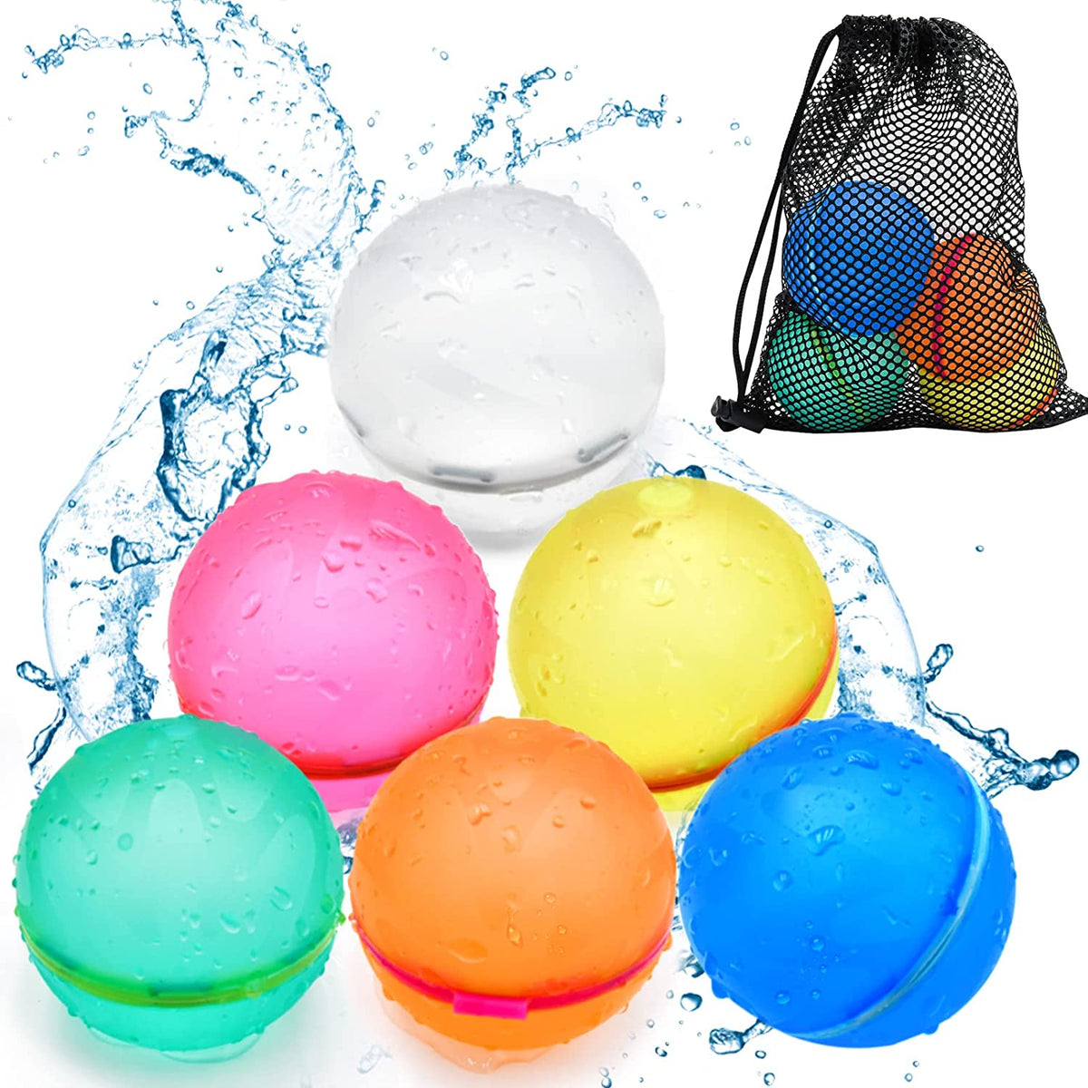 Nuvewave™ Reusable Water Balloons (12 pcs)