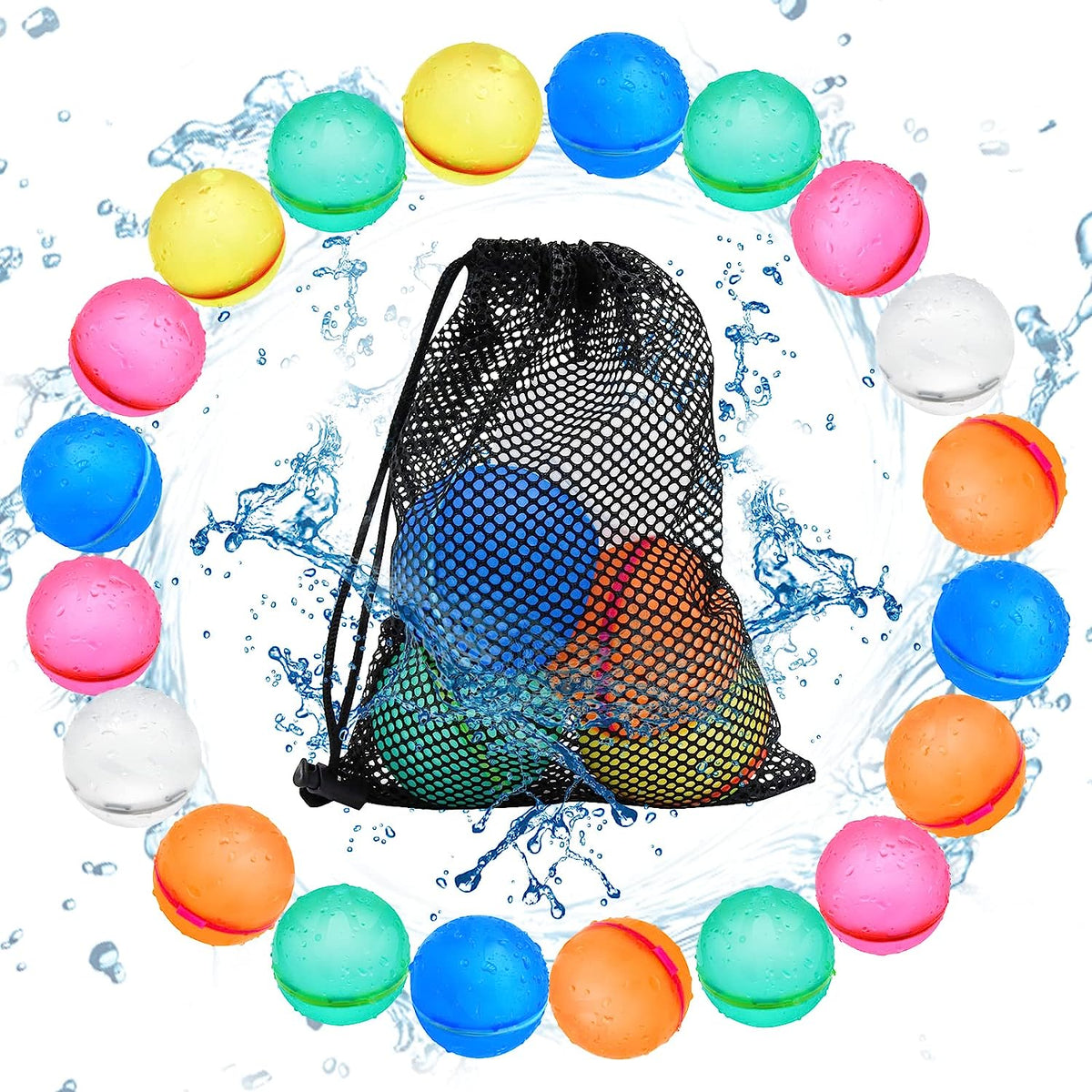 Nuvewave™ Reusable Water Balloons (12 pcs)
