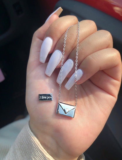 Nuvewave Envelope Pendant Necklace