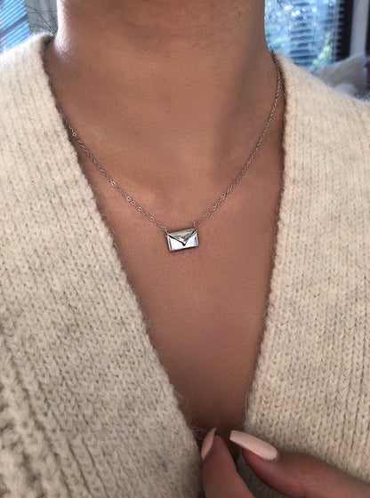 Nuvewave Envelope Pendant Necklace